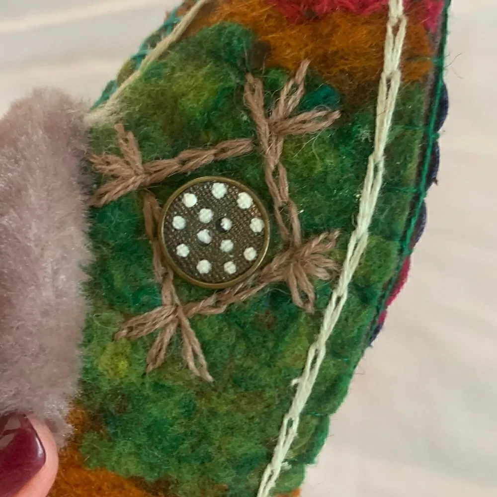 Slippers Hand Crafted Felted Wool Shoes  Baby Kid